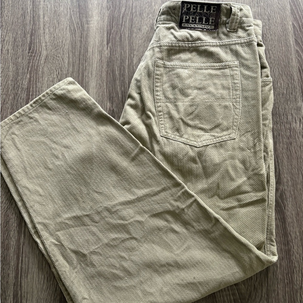 Vintage Pelle Pelle relaxed fit pants